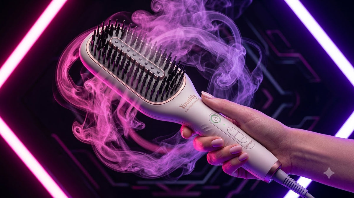 VaporGlow Detangling Spray Brush