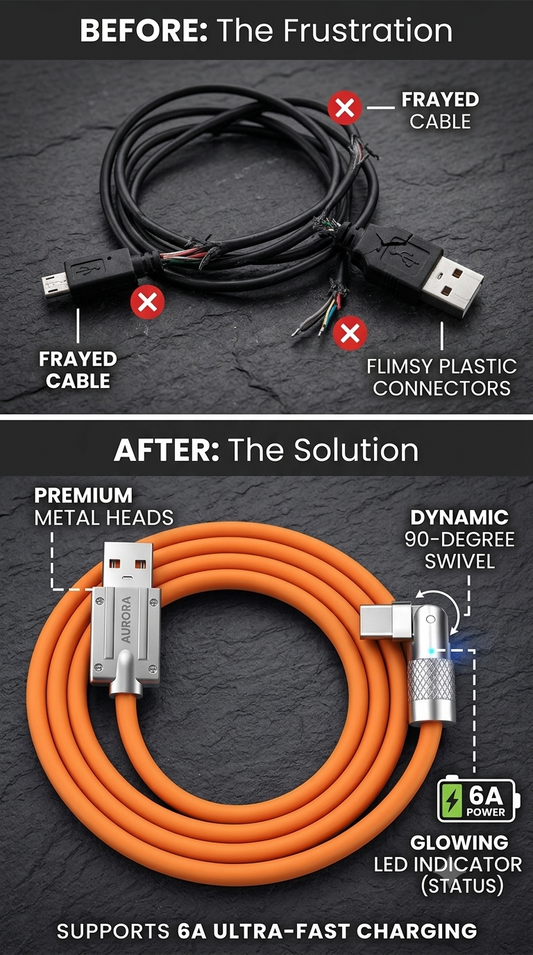 FlexBend 180° Rotating USB-C Cable