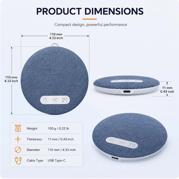 Under Pillow Bluetooth Speaker fabric texture detail